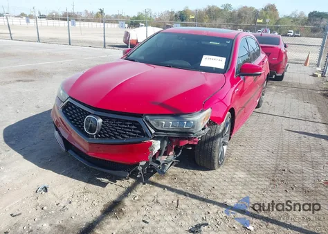 2018 Acura Tlx Tech A-Spec Pkgs from USA, damaged, VIN 19UUB2F69JA012471